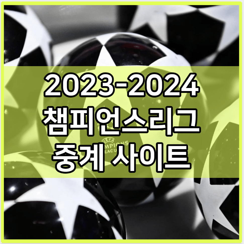 2023-2024 UEFA 챔피언스리그 중계