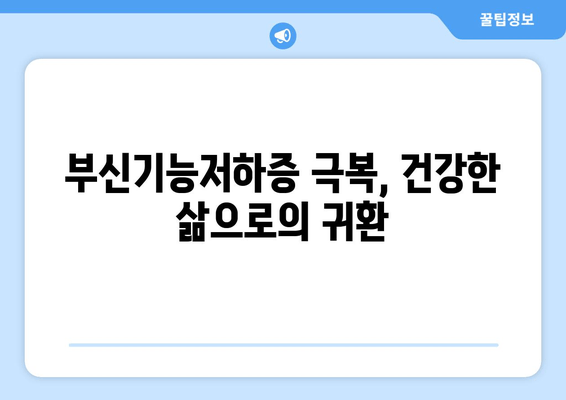 부신기능저하증 완벽 가이드| 증상, 치료, 피로 회복 방법 | 부신, 호르몬, 건강, 피로, 면역력, 스트레스