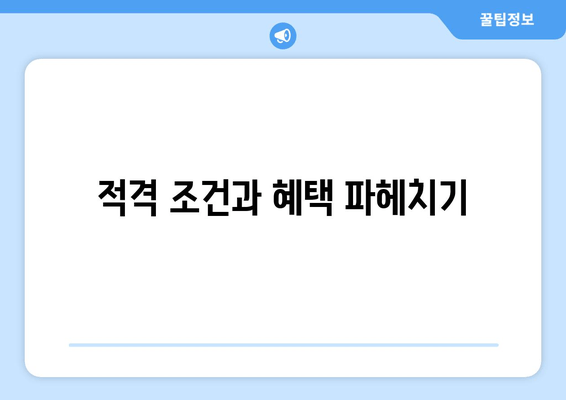 적격 조건과 혜택 파헤치기