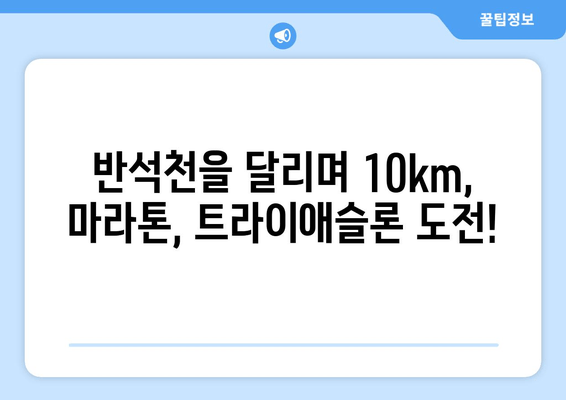 반석천 달리기 코스 기록| 10km, 마라톤, 트라이애슬론, 철인3종 완주 도전! | 반석천, 달리기 코스, 기록, 마라톤, 트라이애슬론, 철인3종