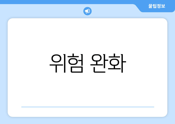 위험 완화