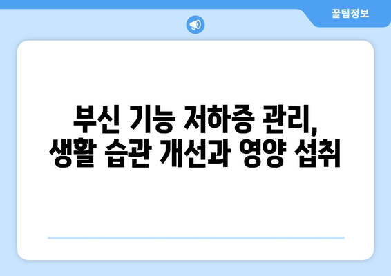 부신 기능 저하증, 피로 회복 위한 치료법과 관리 가이드 | 부신 기능 저하증, 만성 피로, 스트레스, 건강 관리