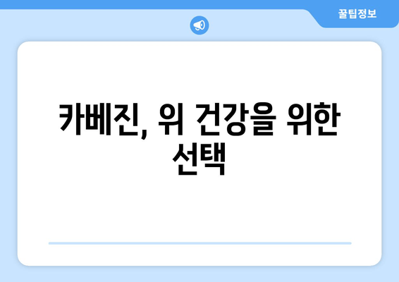 일본 카베진의 놀라운 효능| 증거 기반 정보와 함께 알아보는 효과 및 주의사항 | 카베진, 효능, 부작용, 복용법, 건강 정보