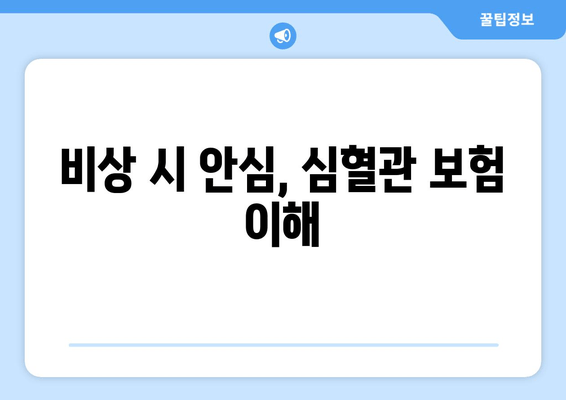 비상 시 안심, 심혈관 보험 이해