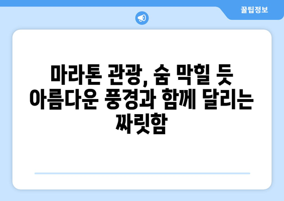 달리기와 여행이 만나는 마라톤 관광| 새로운 여행 트렌드 | 마라톤, 여행, 관광, 팁