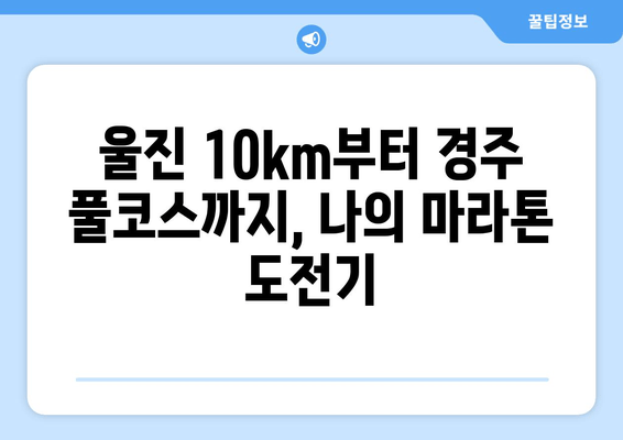 울진 10km, 공주 32.195km, 경주 마라톤 풀코스 도전 완료! | 마라톤 대회 후기, 훈련 계획, 참가 준비 꿀팁