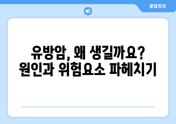 유방암, 원인부터 진단까지| 알아야 할 모든 것 | 유방암 정보, 예방, 검진, 치료