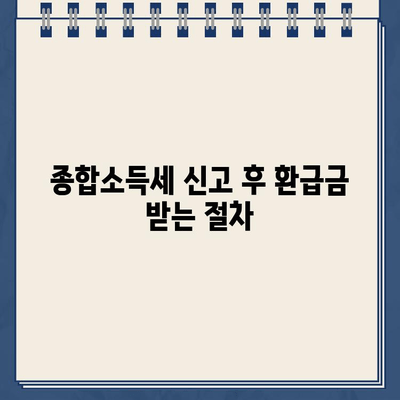 홈택스 종합소득세 환급금 조회 및 지급일 확인 가이드 | 신고, 환급금, 지급일, 조회 방법