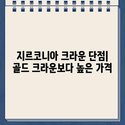 골드 크라운, 지르코니아 크라운으로 교체해야 할까요? | 장점, 단점, 비용 비교 및 교체 가이드