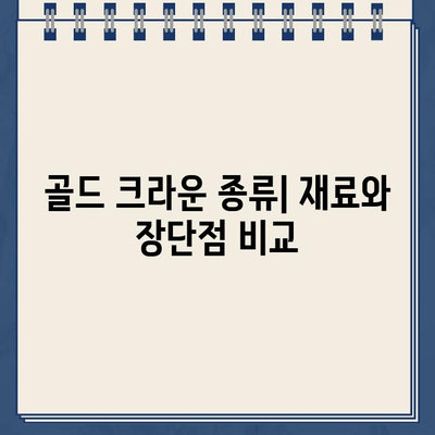 충치 진행 정도에 따른 골드 크라운 가격 비교 가이드 | 치과, 치료 비용, 크라운 종류