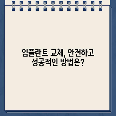 오래된 임플란트, 새 생명을 불어넣는 방법| 임플란트 교체 가이드 | 임플란트 수명, 재수술, 관리, 비용