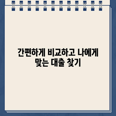 무서류 비대면 인터넷 대출 비교 가이드| 나에게 맞는 최적의 조건 찾기 | 금리 비교, 한도 확인, 신청 방법