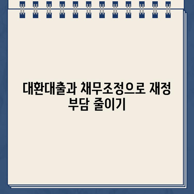 개인사업자 개인회생 대환대출 & 채무조정 성공 사례| 빚 탕감 & 재기의 기회 | 대환대출, 채무조정, 개인회생, 사업자, 성공사례