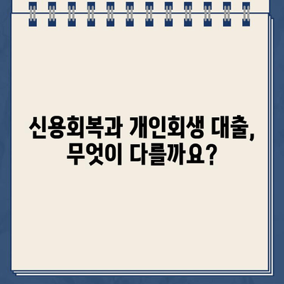 개인회생 중에도 가능할까? 개인회생 대출 자격 조건과 이용 방법 완벽 가이드 | 개인회생, 대출, 신용회복, 자격조건, 이용방법