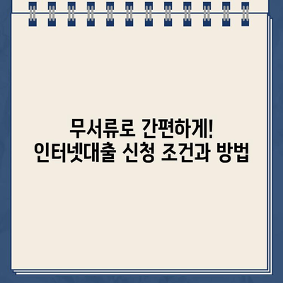 무서류 비대면 인터넷대출 비교분석| 케이뱅크, 카카오뱅크 등 5곳 총정리 | 금리, 한도, 조건 비교, 신청 방법