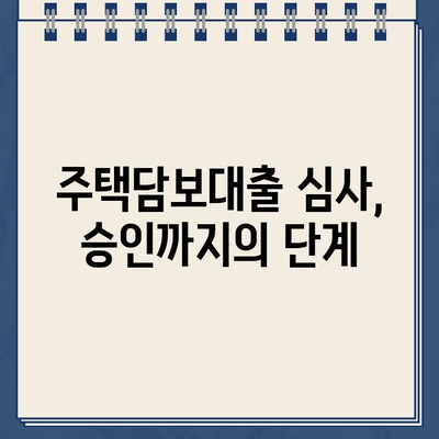 주택 담보 대출 신청 완벽 가이드| 서류 준비부터 승인까지 | 주택담보대출, 대출 신청, 서류, 준비, 단계, 승인