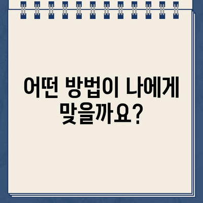 담보대출 신청서, 어떻게 제출해야 할까요? | 온라인, 전화, 지점 방문 비교