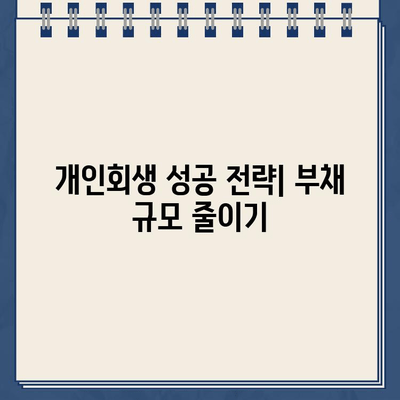 개인회생 대출 규모, 부채 탕감에 미치는 영향 | 개인회생, 부채 규모, 대출 규모, 성공 전략