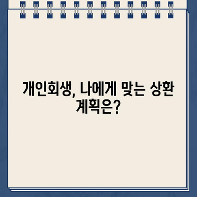 개인회생 대출 규모에 맞는 분할 상환 계획 세우기| 성공적인 재정 관리 가이드 | 개인회생, 상환 계획, 재무 설계, 부채 관리