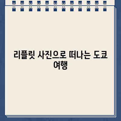 도쿄 풍경, 리플릿 사진으로 만나다 | 도쿄 여행, 일본 풍경 사진, 아름다운 풍경