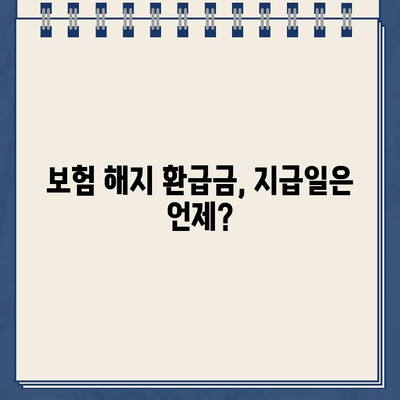 보험 해지 환급금 & 의료보험료 환급금, 지급일 바로 확인하세요! | 보험 해지, 환급금, 의료보험, 지급일 확인