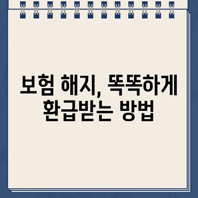 보험 해지환급금 조회부터 의료보험료 환급까지| 질병입원일당보험 견적 비교 가이드 | 보험 해지, 의료보험, 보험료 환급, 견적 비교, 질병입원일당