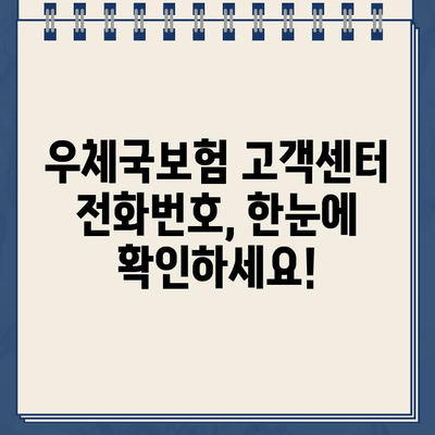 우체국보험 고객센터 전화번호 확인| 빠르고 간편하게 문의하세요! | 우체국보험, 고객센터, 전화번호, 문의, 상담