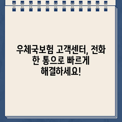 우체국보험 고객센터 연락처 & 안내| 빠르고 간편하게 문의하세요 | 보험 문의, 고객 지원, 전화번호, 상담