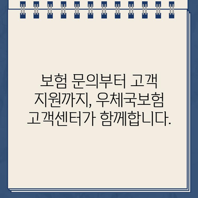 우체국보험 고객센터 연락처 & 안내| 빠르고 간편하게 문의하세요 | 보험 문의, 고객 지원, 전화번호, 상담