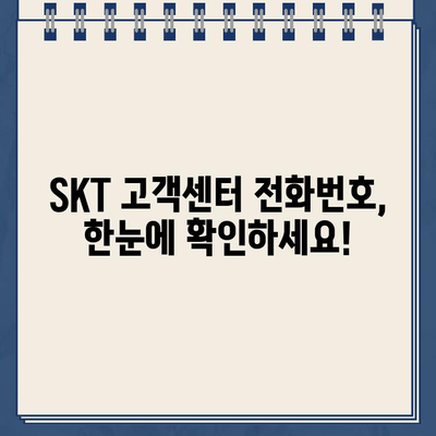 SKT 고객센터 연락처 & 상담시간 안내 | 전화번호, 운영시간, FAQ