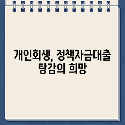 정책자금대출 탕감, 개인사업자 개인회생으로 새출발 가능할까요? | 정책자금, 탕감, 개인회생, 사업자, 재기