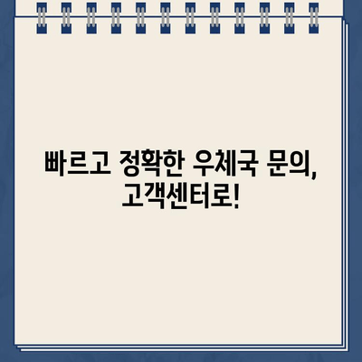 우체국 고객센터 전화번호 안내| 빠르고 정확한 문의 및 지원 | 우체국, 전화번호, 고객센터, 문의, 지원