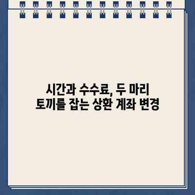 카카오뱅크 대출 상환 계좌 변경, 시간과 수수료 절약하는 방법 | 카카오뱅크, 대출 상환, 계좌 변경, 꿀팁