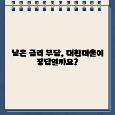 카카오뱅크 대환대출 vs 비상금대출| 나에게 맞는 선택은? | 대환대출 비교, 비상금대출 추천, 카카오뱅크 대출 상품