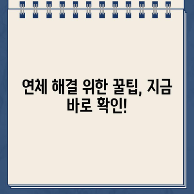 카카오뱅크 비상금대출 연체, 이자·원금 탕감 가능할까? | 연체 해결 가이드, 꿀팁 공개