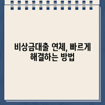 카카오뱅크 비상금대출 연체, 이자·원금 탕감 가능할까? | 연체 해결 가이드, 꿀팁 공개