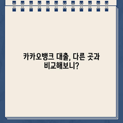 카카오뱅크 대출금리 비교 분석| 고객 평점과 리뷰를 통해 알아보는 최저금리 대출 | 카카오뱅크, 대출금리, 고객평점, 리뷰, 비교분석