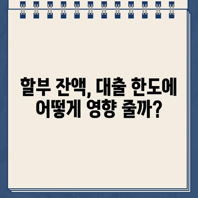 할부차량 담보대출 한도, 잔여 할부 고려하면 얼마까지 가능할까? | 자동차 담보대출, 한도 계산, 금리 비교