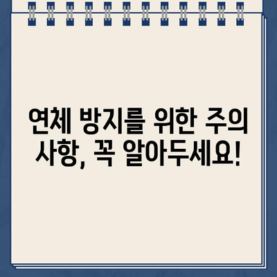 카카오뱅크 비상금 대출 연체, 어떻게 해야 할까요? | 연체 경과 조치, 해결 방안, 주의 사항