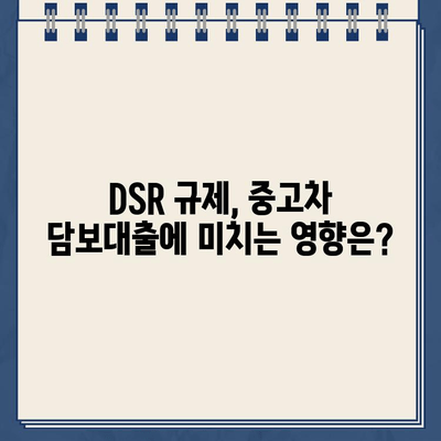 중고차 담보대출| DSR 규제에도 가능할까? | DSR, 중고차, 대출, 신청, 조건, 주의사항