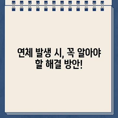 카카오뱅크 비상금대출 연체, 벌금과 수수료는 얼마? | 연체 대비 가이드, 꿀팁