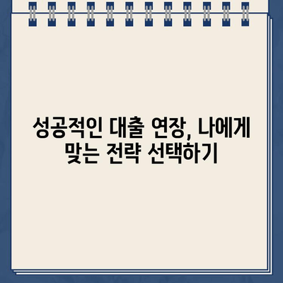 카카오뱅크 대출 연장, 실패하지 않는 꿀팁 5가지 | 대출 연장, 성공 전략, 카카오뱅크