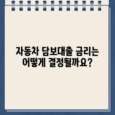 할부 차량 담보대출 완벽 가이드| 조건, 금리, 필요서류, 주의사항까지 | 자동차 담보대출, 대출 비교, 금융 정보