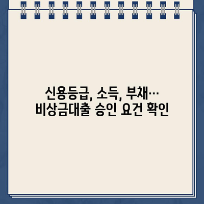 카카오뱅크 비상금대출 거절, 이유는? 🔍 대안과 함께 알아보세요! | 비상금, 대출 거절, 대안, 금융 팁