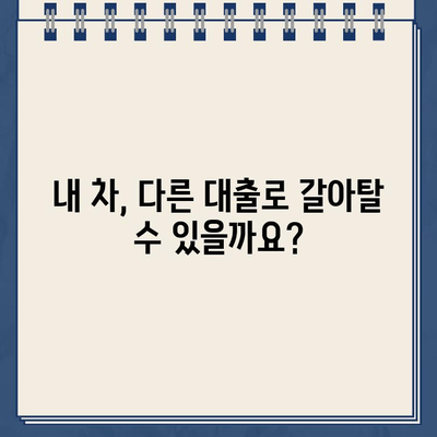 할부차량 담보대출, 필수 조건 & 추가 대환 가능 여부까지 완벽 가이드 | 대출, 조건, 추가 대환, 안내