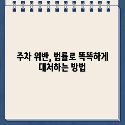 동일 장소 주차 위반, 똑같은 벌금? 불공평한 부과 사례와 대처법 | 주차 위반, 벌금, 행정심판, 법률