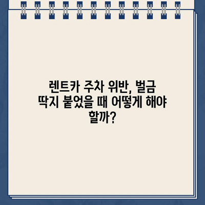 독일 유럽 여행 중 렌트카 주차 위반 벌금, 납부 방법 총정리 | 독일 주차 규정, 벌금 납부 절차, 팁