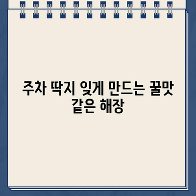 주차 딱지와 함께 시작된 토요일 해장| 숙취 해소부터 맛집까지 | 주차딱지, 토요일, 해장, 숙취, 맛집, 추천, 후기