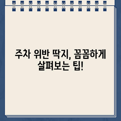 미국 운전 초심자, 주차 위반 딱지 받았을 때 어떻게 해야 할까요? | 주차 위반 딱지, 벌금, 면제, 미국 운전 팁