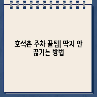 호석촌 순대국집 주차 딱지 끊긴 경험 공유 | 주차 팁, 주의사항, 후기